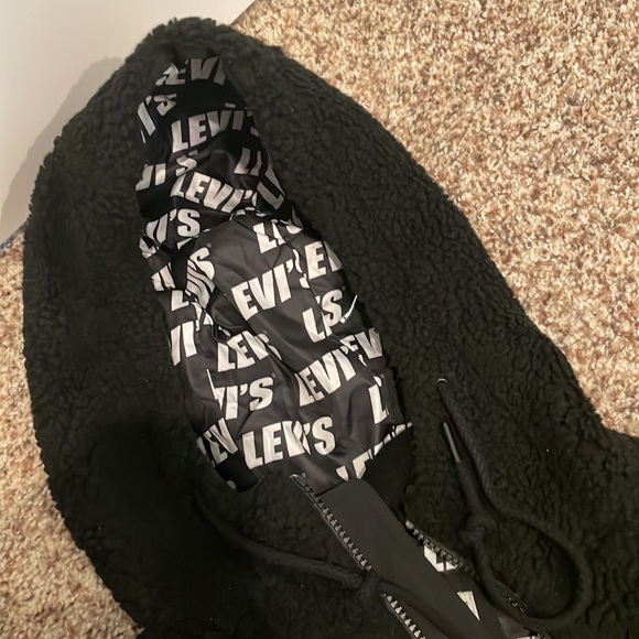Levi’s half zip faux Sherpa hoodie cozy warm - Picture 10 of 10